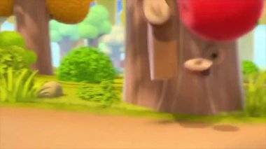 Çocuklar için komik çizgi film animasyonu. Video ve güzel doğal manzara animasyonu.