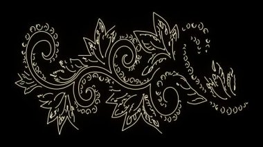 Beautiful colorful flower animation video 