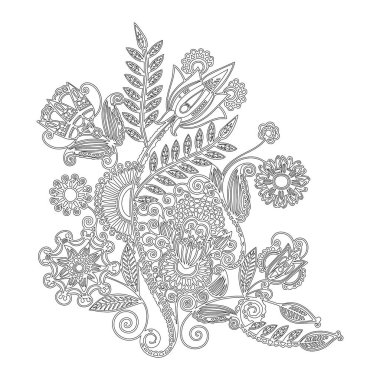 Güzel siyah renk çiçek tasarımı