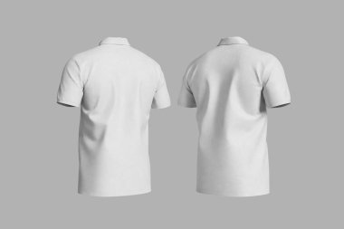 Dizaynınızı müşterilerinize göstermek için Polo tişört Mockup