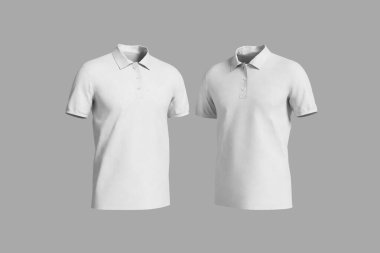 Dizaynınızı müşterilerinize göstermek için Polo tişört Mockup