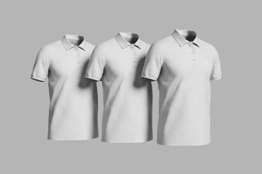 Dizaynınızı müşterilerinize göstermek için Polo tişört Mockup