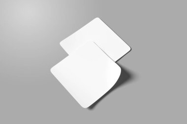 Müşterilere tasarımınızı göstermek için Temiz Kare Yapıştırıcı Model