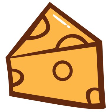 Peynir dilimi Clipart vektör