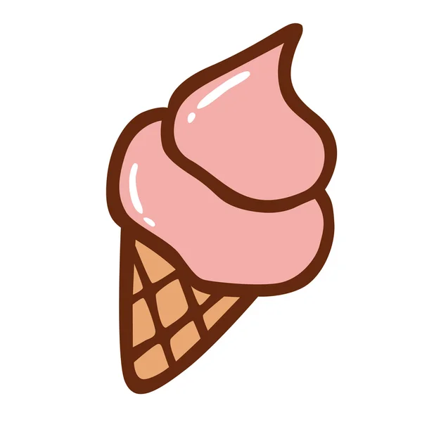 Cono de helado — Archivo Imágenes Vectoriales