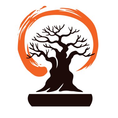 Zen Sembollü Japon Bonsai