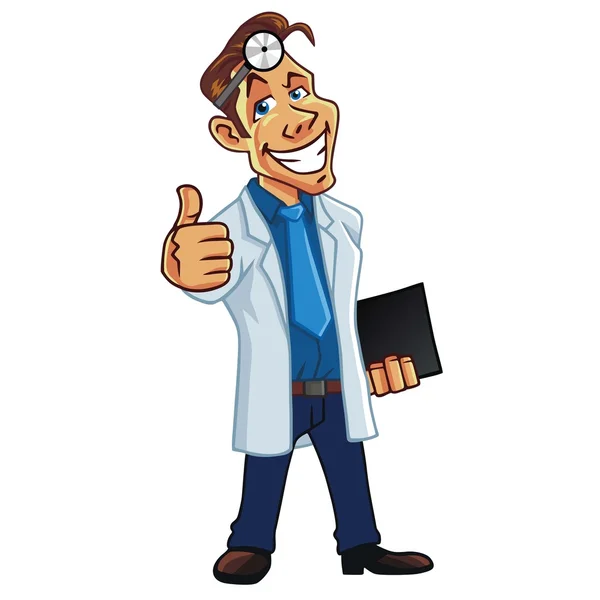 Cool Medical Doctor — Stock Vector