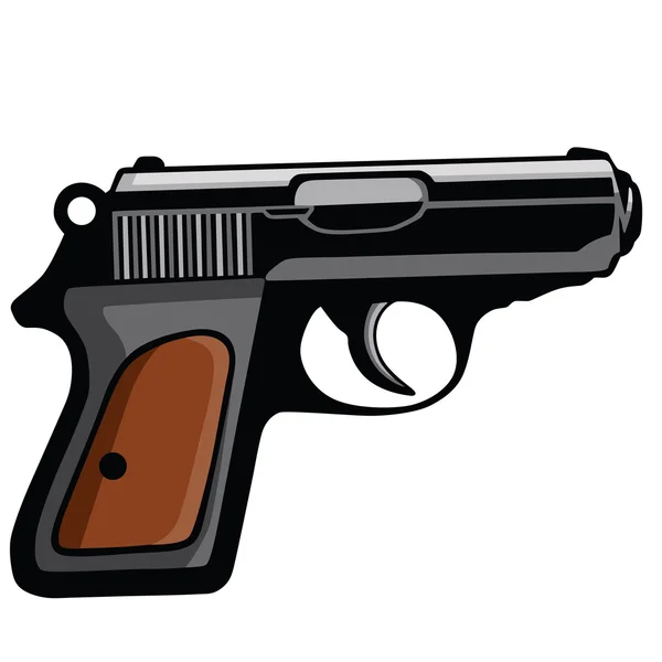 Kişisel tabanca silah vektör — Stok Vektör