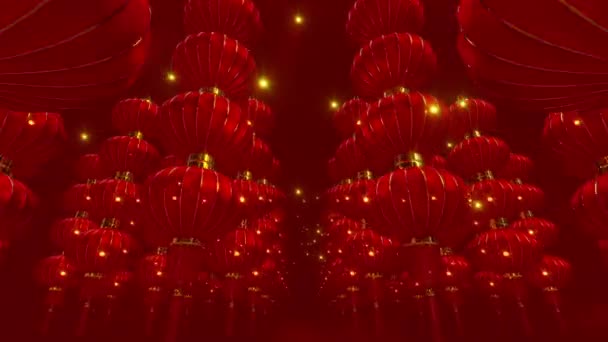 Chinese New Year Festival Motion Footage Festival Films Cinematic Celebrate — Stock Video