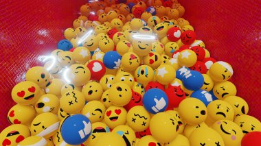 Festivalde reklam ve duvar kağıdı için 3 boyutlu illüstrasyon ve sahne kutlaması. Dekoratif konseptte 3B canlandırma.