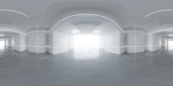 beyaz sanal soyut 360 derece panorama vr tasarım hdr style equi dikdörtgen salon 3d resimleme
