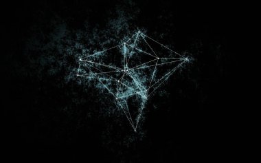 soyut astroloji işareti yıldız takımyıldızı 3d çizim çizimi