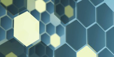 soyut fütüristik teknoloji bağlantı konsepti 3 boyutlu resimleme