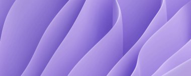 Menekşe soyut geometrik şekil dinamik konsept 3D çizim çizimi