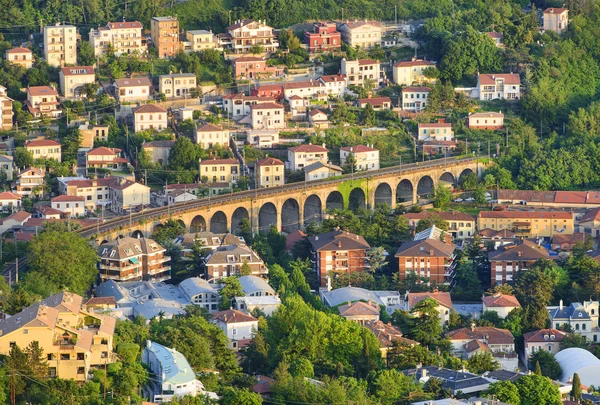 Demiryolu Köprüsü. Trieste, İtalya