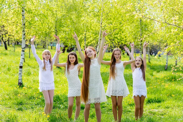 Portrait of happy children Stock Picture