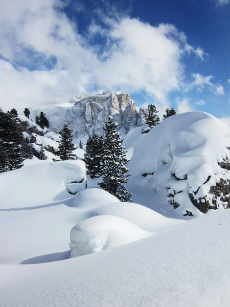 Dolomites'in karda