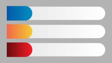 Eğim renkleri ile minimalist tarzda düşük bir üçüncünün vektör tasarımı