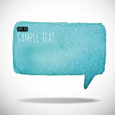 Beyaz arka plan üzerinde izole suluboya kabarcıklar