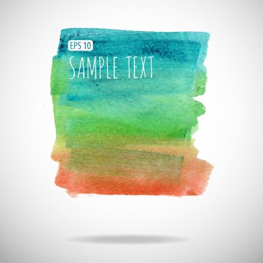 Vektör suluboya arkaplan. 