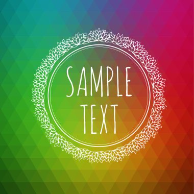 Renkli geometrik arkaplan