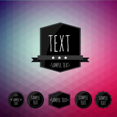 Renkli geometrik arkaplan