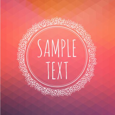 Renkli geometrik arkaplan