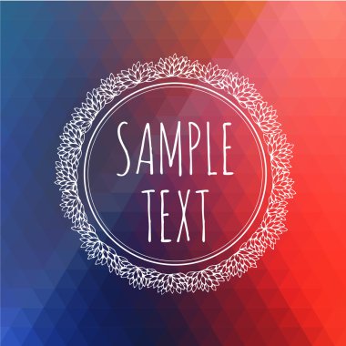 Renkli geometrik arkaplan