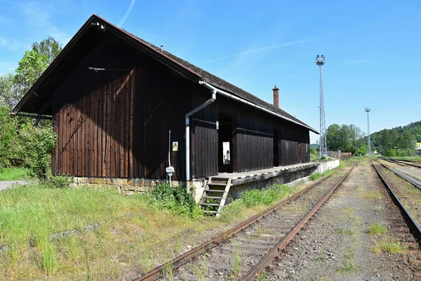 Old store goods at railway station