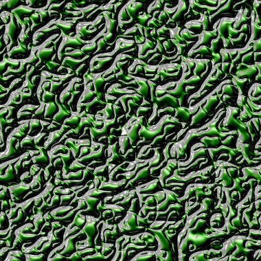 Doku küçük metalik çarpma, yeşil renk.