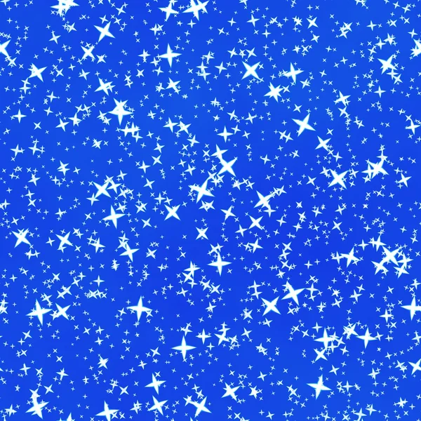 Bokeh estrela azul e branco cor abstrato fundo . — Fotografia de Stock