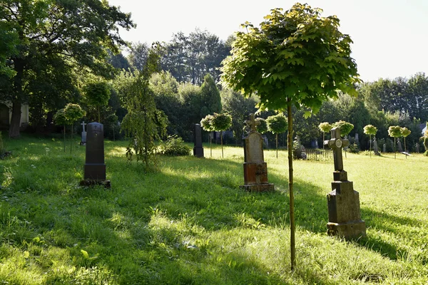 Antiguo cementerio rural. Cementerio . — Foto de Stock