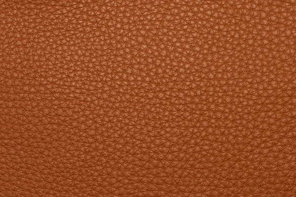 Orange leather texture grained background — Stock Photo, Image