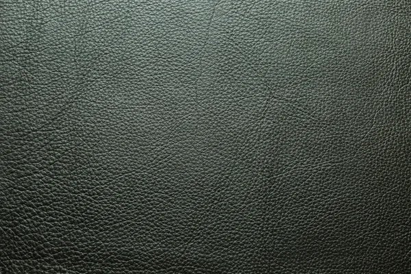 Fond texture cuir vert foncé — Photo