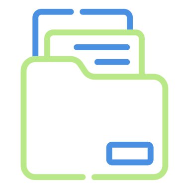 File Icon, Simple Illustration Isolated on White Background