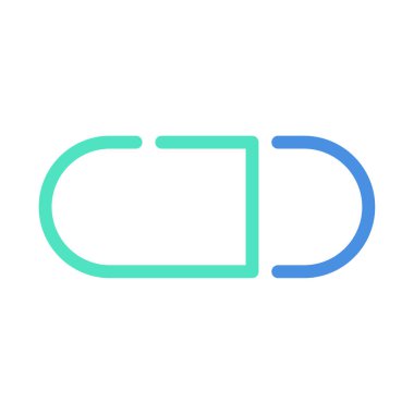 Progress Bar Icon, Simple Illustration Isolated on White Background