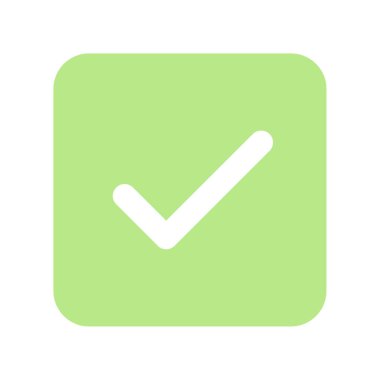 Checkbox Icon, Simple Illustration Isolated on White Background