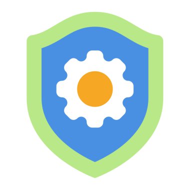 Privacy Settings Icon, Simple Illustration Isolated on White Background