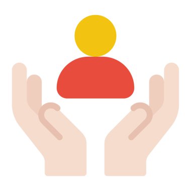 Mentorship Icon, Simple Illustration Isolated on White Background