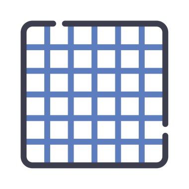 Workplane Icon, Simple Illustration Isolated on White Background