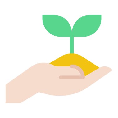 Growth Icon, Simple Illustration Isolated on White Background