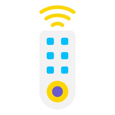 Remote Access Icon, Simple Illustration Isolated on White Background 