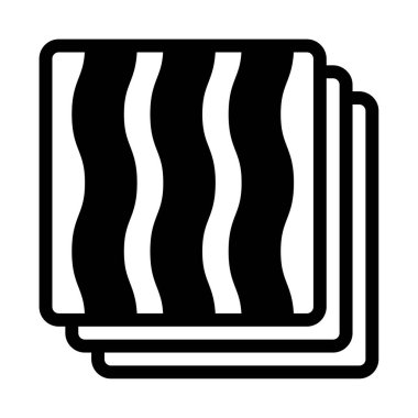 Desen Simgesi, Beyaz Arkaplanda İzole Edilmiş Basit Resimler