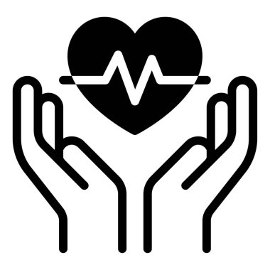 Wellness Community Icon, Simple Illustration Isolated on White Background