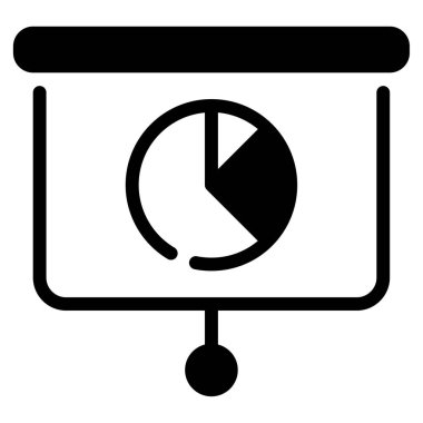 Pitch Icon, Simple Illustration Isolated on White Background