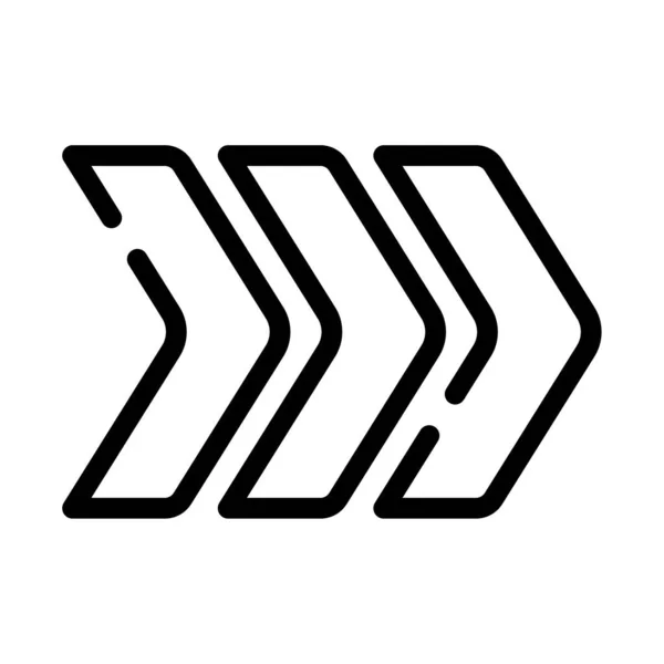 Breadcrumb Icon, Simple Illustration Isolated on White Background