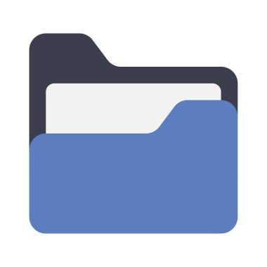 Asset Icon, Simple Illustration Isolated on White Background