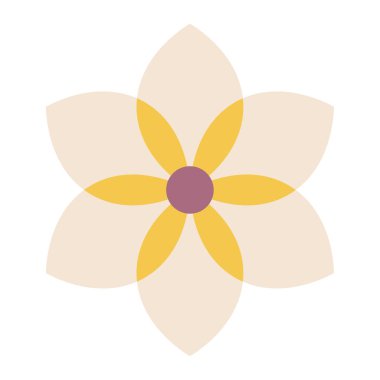 Sacred Geometry Icon, Simple Illustration Isolated on White Background