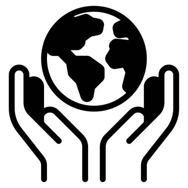 Doğa Koruma Simgesi, Basit İllüstrasyon Beyaz Arkaplanda İzole Edildi