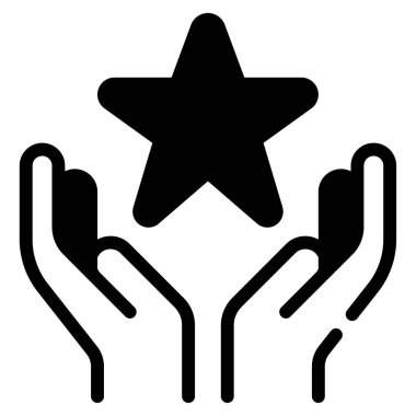 Ambition Icon, Simple Illustration Isolated on White Background